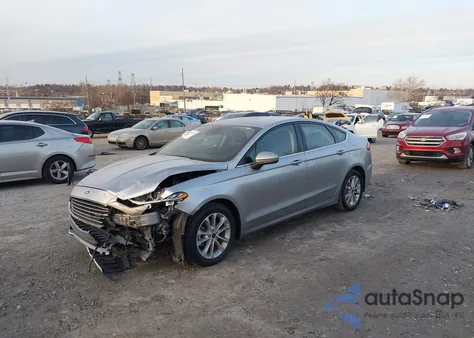 2020 Ford Fusion Se из США, поврежденный, VIN 3FA6P0HD2LR250413
